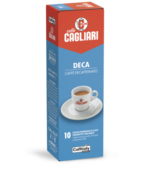 10 Capsule Cagliari DECA Sistema Caffitaly System