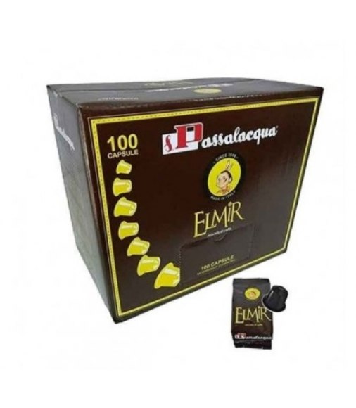 100 Capsule Passalacqua Compatibili Sistema Nespresso Miscela ELMIR