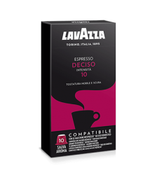 Box 10 Capsule Lavazza DECISO Compatibile Nespresso