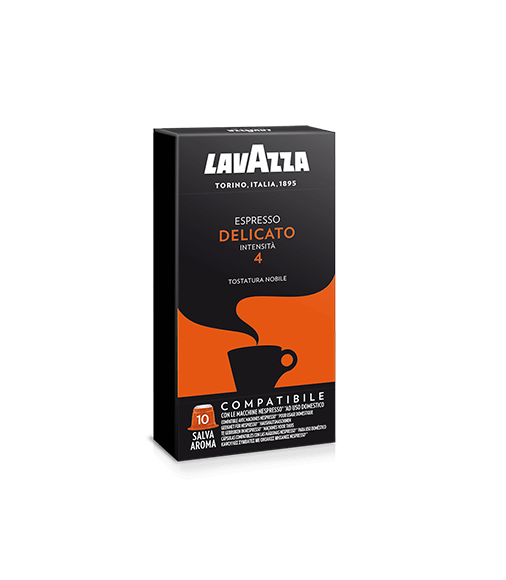 Box 10 Capsule Lavazza DELICATO Compatibile Nespresso