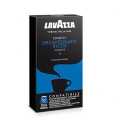 Box 10 Capsule Lavazza DECAFFEINATO Compatibile Nespresso